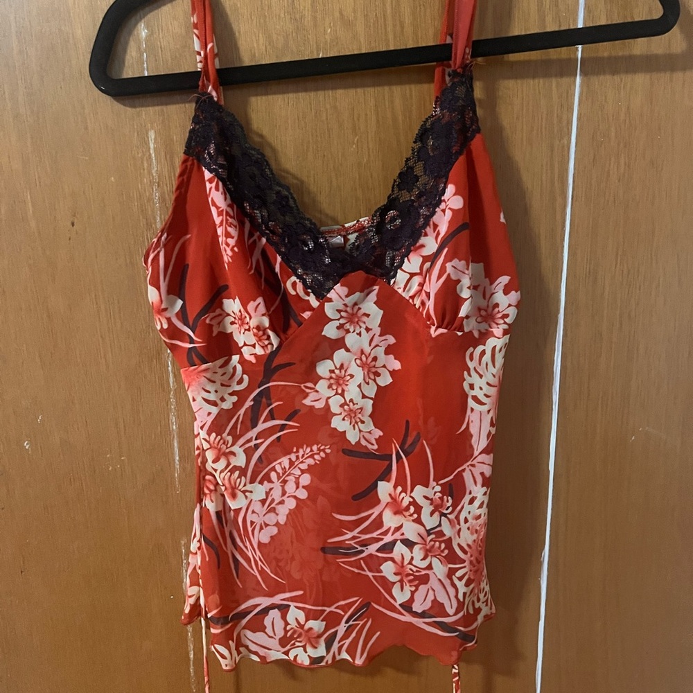 Vintage Y2k Lace Top Tank